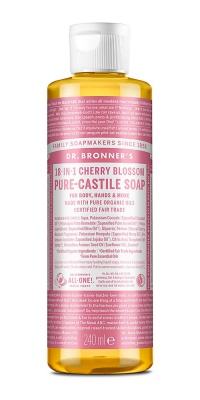 Dr Bronners Cherry Blossom Pure Castile Liquid Soap 240ml